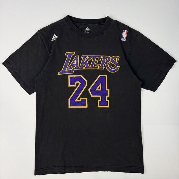 adidas Other - Adidas Kobe Bryant Los Angeles Lakers #24 NBA T-Shirt Black Mens Size M